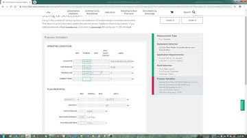 Sizing, Selecting and Configuring Products Using a MyEmerson Online Account