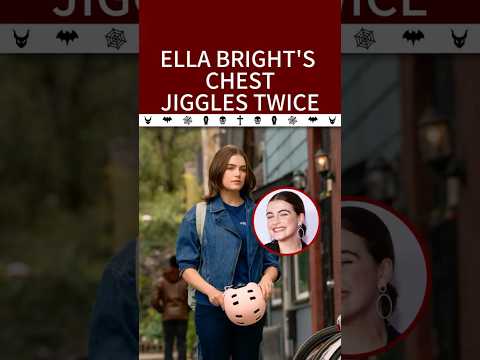 Have you noticed Ella Bright's chest jiggles twice? #celebrity #offcampus #ellabright #belmontcameli