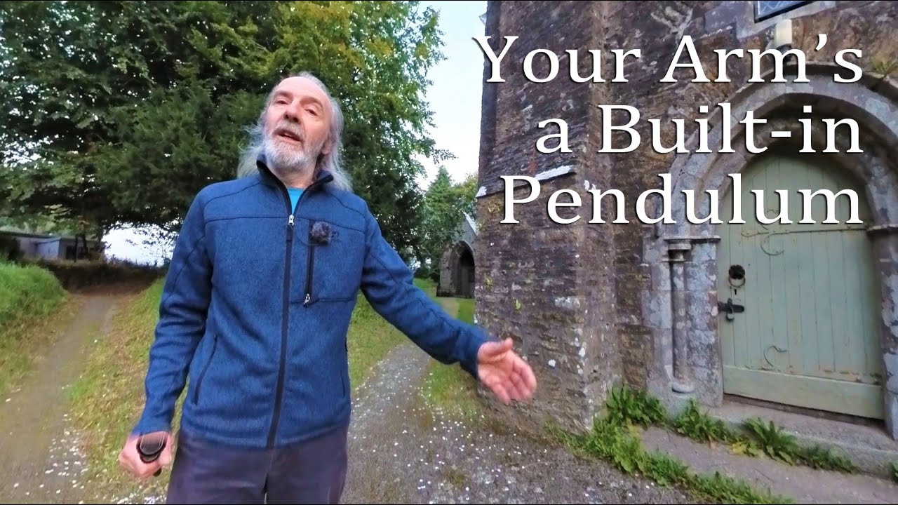 Feel energy in your hands, use your arm like a pendulum