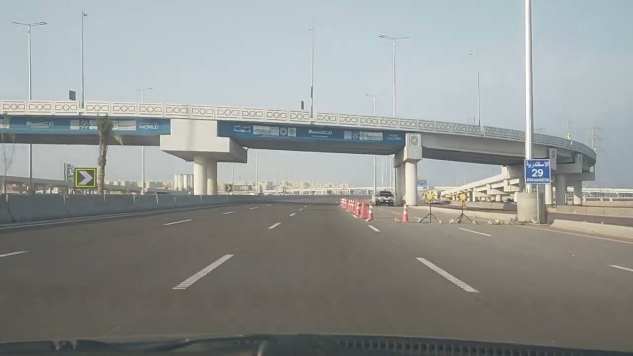 محور أبو ذكرى-التعمير-من طريق الساحل الشمالي لمدينة الاسكندريه