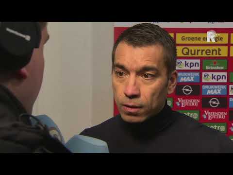 Trainer Van Bronckhorst over de 1-1 tegen Heerenveen