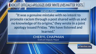 Endicott Officials apologize over 'White Lives Matter' Facebook posts