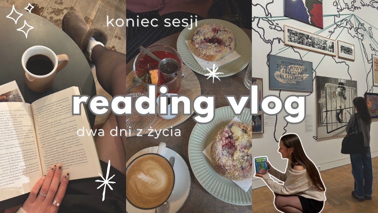 pokręcona książka, koniec sesji i wiele cozy aktywności | Daily Reading Vlog 🤎🧸📖