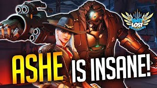 Ashe Gameplay Overwatch 4X4 - 2019