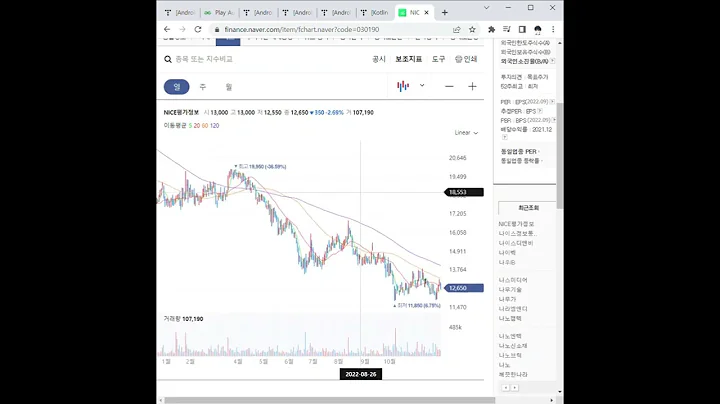 NICE평가정보 주가 전망 및 차트 분석