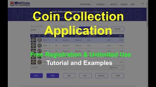 Coin Collection Application (Free Online) - MintState Tutorial screenshot 4