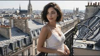 Paris Balcony Chansons ☕ French Love Songs, Eiffel Tower Views & Soft Vintage Music screenshot 5
