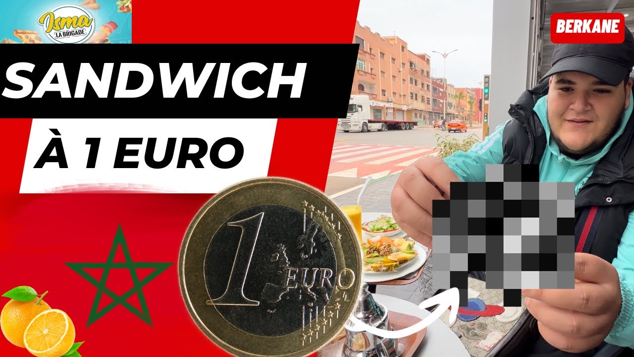 SANDWICH À 1 EURO !! à BERKANE