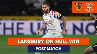 Post-Match Henri Lansbury Reacts To His Stunning Goal And The Hull City Win