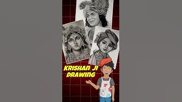 I Made 3 Drawings, But One Looks Alive 😨 #krishnaart #illusion #shorts