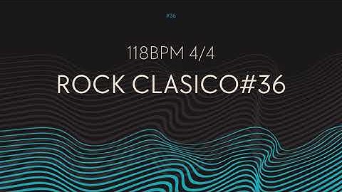 DRUM TRACK # 36 ROCK CLASICO 118 BPM 4/4
