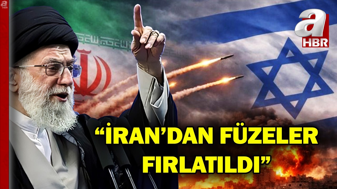 İran'dan İsrail'e Füzeler Ateşlendi! Hafya'dan Siren Sesleri Yükseliyor... İşte O Görüntüler