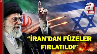 İrandan İsraile Füzeler Ateşlendi Hafyadan Siren Sesleri Yükseliyor... İşte O Görüntüler