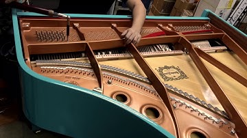 40 hours Grand Piano string replacement transformation