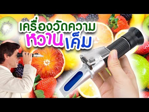 เครื่องวัดความหวานความเค็ม Brix Refractometer