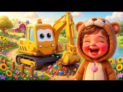 Learn Vehicles for Kids & Toddlers 🚒🌈 |  Fire Truck, School Bus, Tractor & More #kidseducation