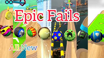 Epic Funny Fails in going balls 🤣🤣🤣Android & ios gameplay