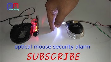 Mouse security alarm