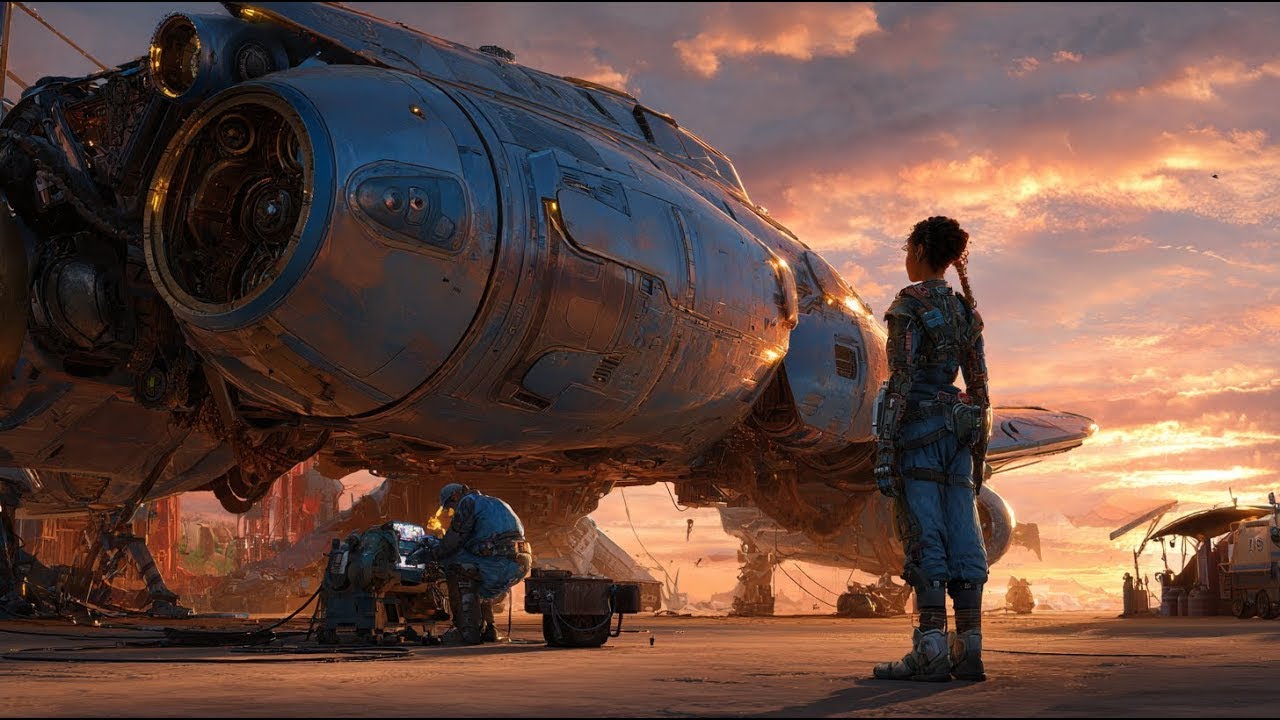 A kind Human mechanic repairs a Giant Alien mom's ship, unaware she owns the company that hired h