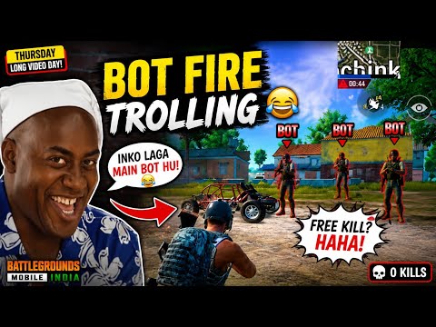 Bot Fire Trolling 😂 Enemy Fell Into My Trap!
