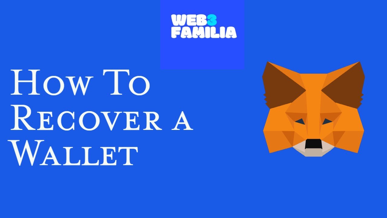 How To Recover a Wallet in Metamask From Seed Phrase