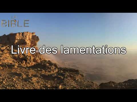 Le livre des lamentations