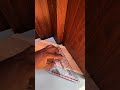 how to easily measure the position of the timber corner #woodworking #wooddesigner #diy #woodscraft