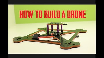 How to Build a Racing Quadcopter - part 1- assembling the frame | DRONE THERAPY
