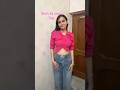 Shirt to top hack #hacks #shirts #croptop #pink #easy #youtubeshorts