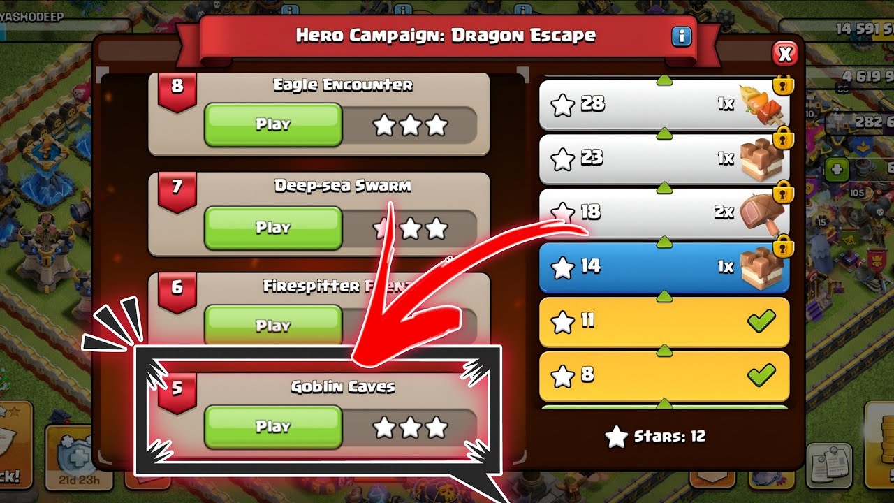 How To Easily Complete Goblin Caves Challenge (Clash Of Clans)