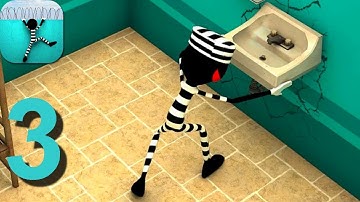 Stickman Escape Story 3D Walkthrough Part 3 / Android Gameplay HD