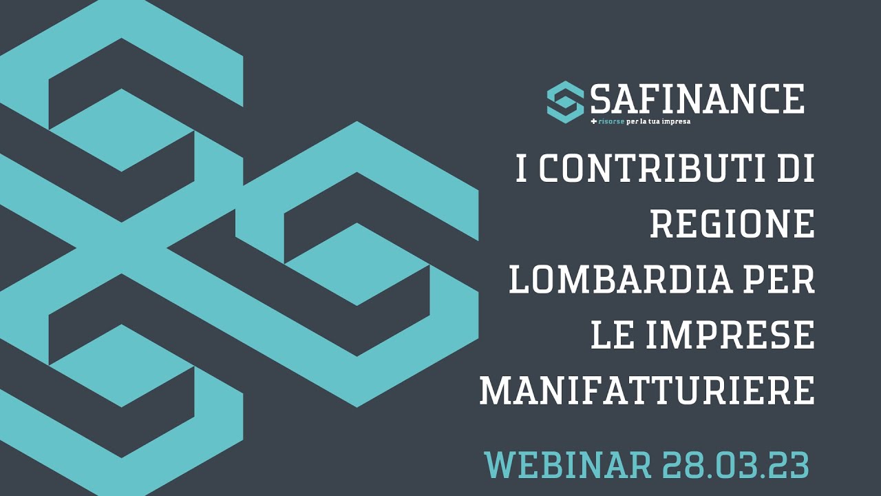 Regione Lombardia: 3 Bandi per Imprese Manifatturiere, Servizi & Investimenti Green