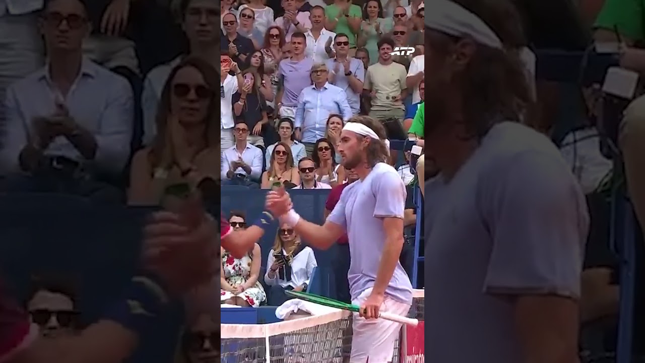 Stefanos Tsitsipas is the first Greek player to make a Gstaad final! #tennis #hotshot #final