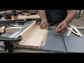 Como cortar tiras de madera muy delgadas en la sierra de mesa