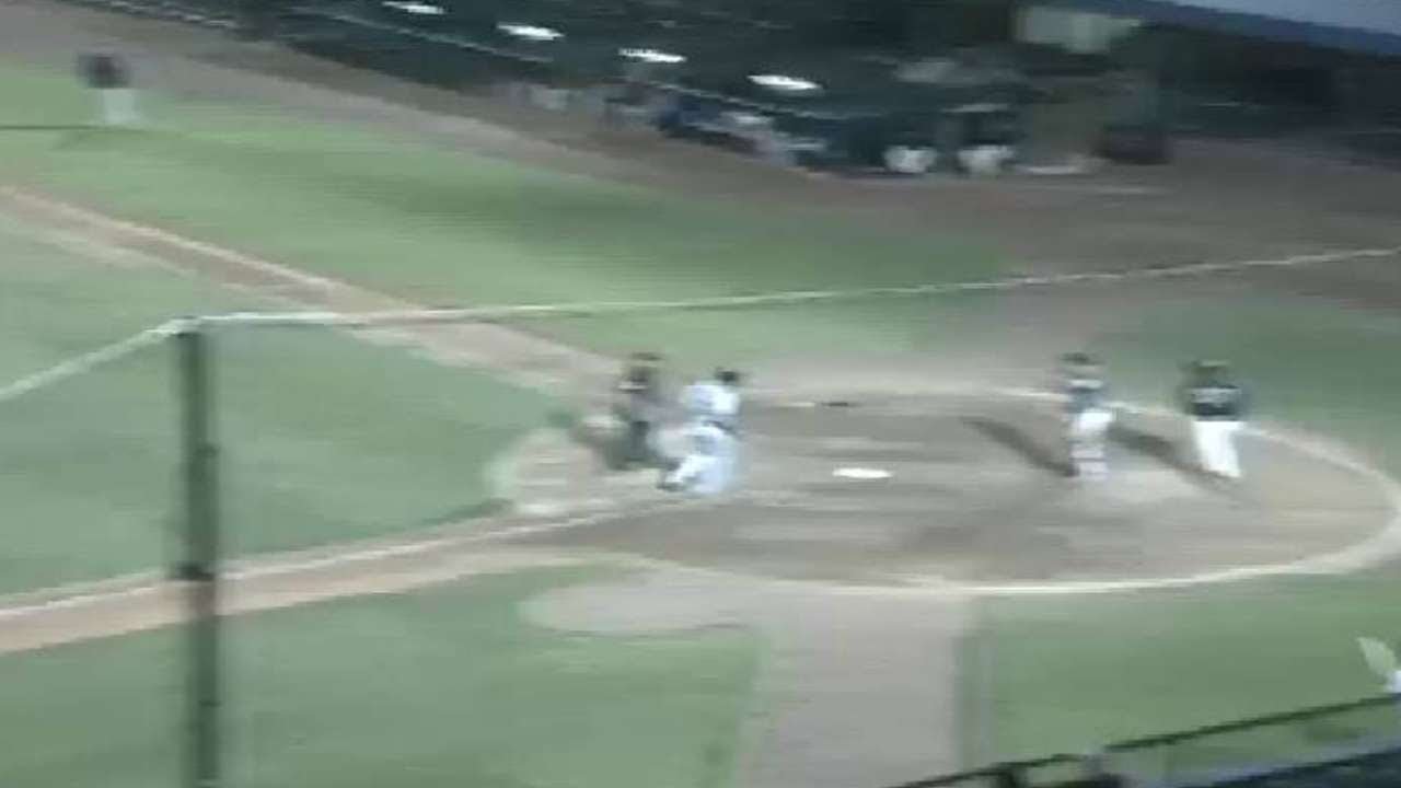 Austin Riley launches homer for Mississippi