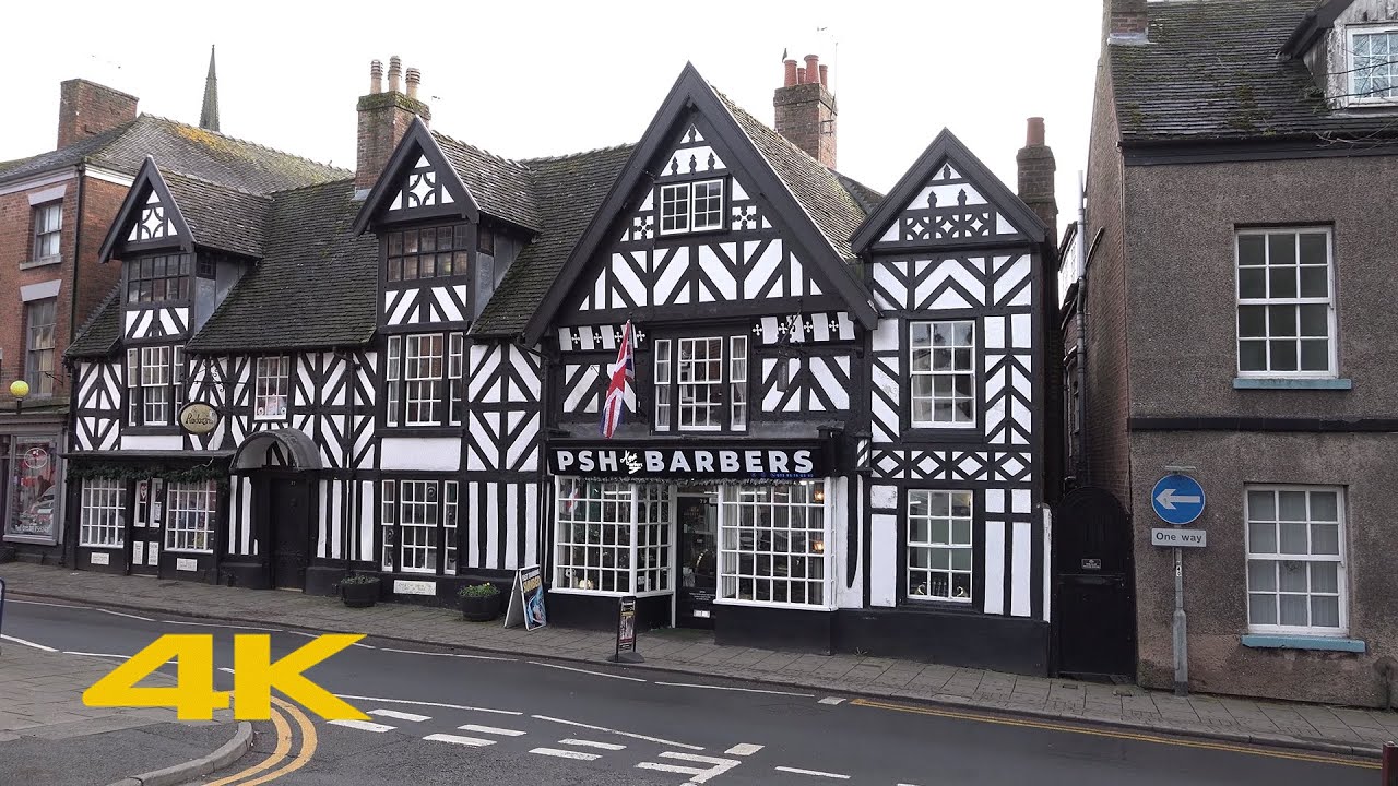 Cheadle, Staffordshire Walk: Town Centre【4K】