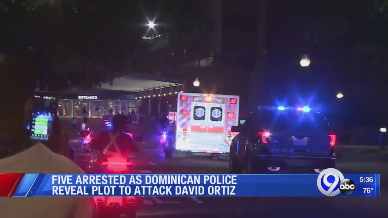 5 arrested after Dominican police reveal plot to attack David Ortiz