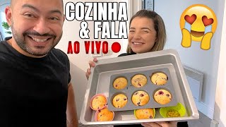 COZINHA & FALA ao vivo (MUFFIN DE LIMÃO E FRUTAS VERMELHAS E BRUNICIUS RESPONDE) ♥ - Bruna Paula