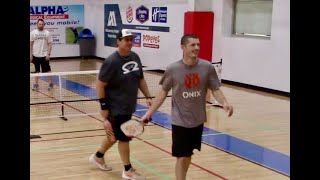 SEMO-CHEMO Pickleball OMD R1 James Tapley/Jeffro Carrico v Ben Tomasino/Rich Geenen (part)