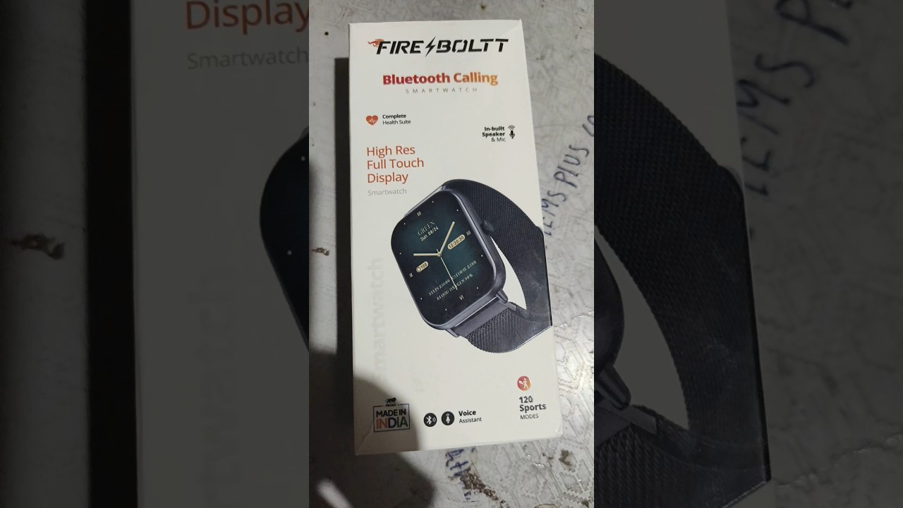 firebolt Ninja call Pro Max ultra smart watch unboxing Flipkart