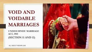 Void and Voidable marriages