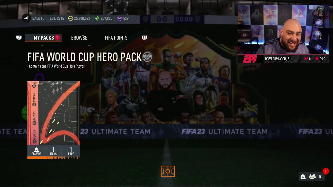 Bateson87 opens his World Cup Hero Pack