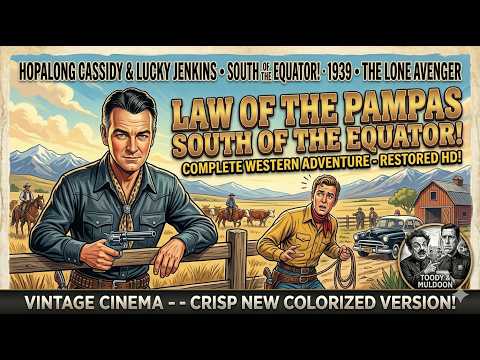 Hopalong Cassidy: South of the Equator! (Law of the Pampas, 1939) - Restored HD - FULL MOVIE