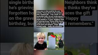 He's Gone — But Every Birthday, a Gift Still Waits for Him at the Cemetery 🎁🪦💔👨👦