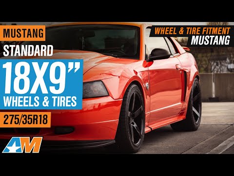 Mustang | Standard 18X9" | 275/35R18 | W&T Fitment