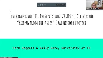 Leveraging the IIIF Presentation v3 API to Deliver the “Rising from the Ashes” Oral History Project