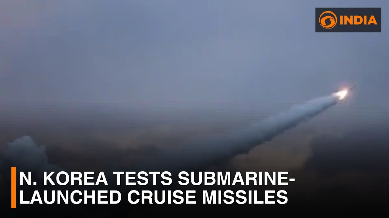 N. Korea tests submarine-launched cruise missiles | DD India News Hour