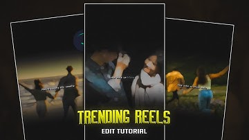 Viral Copuls Trending Lyrics Video Editing | Photo & Lyrics Animation Video Edit 🍁