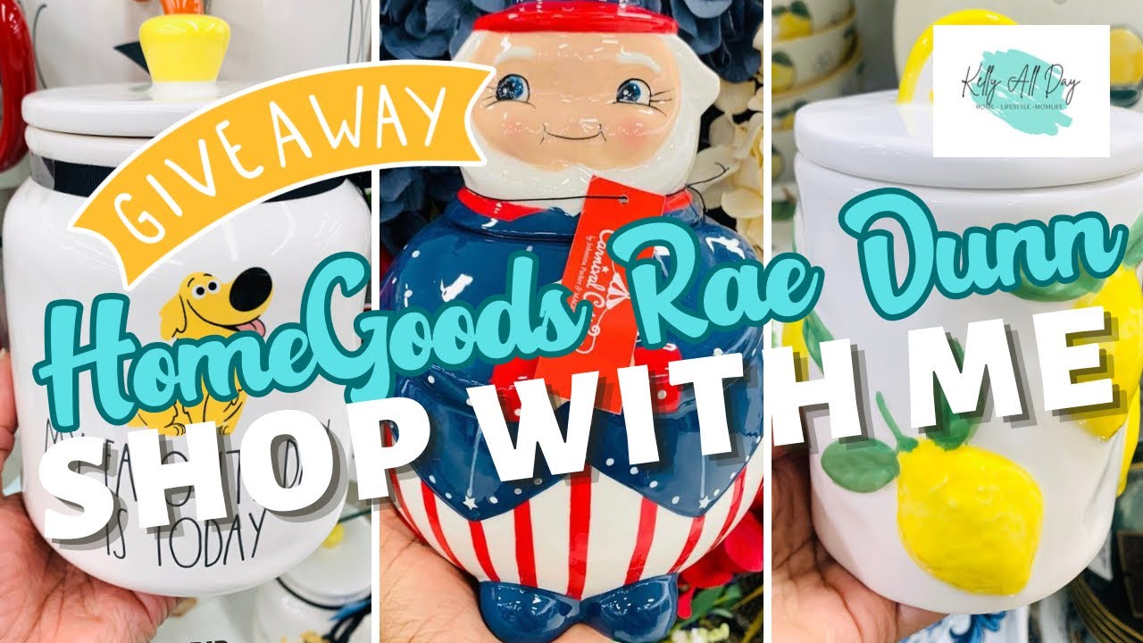 HOMEGOODS SHOP WITH ME RAE DUNN GIVEAWAY YouTube