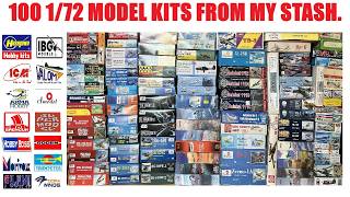 100 1/72 MODEL KITS FROM MY STASH / COLLECTION. HOBBYBOSS, HASEGAWA, IBG, A-MODEL, ICM, VALOM, ARMA.